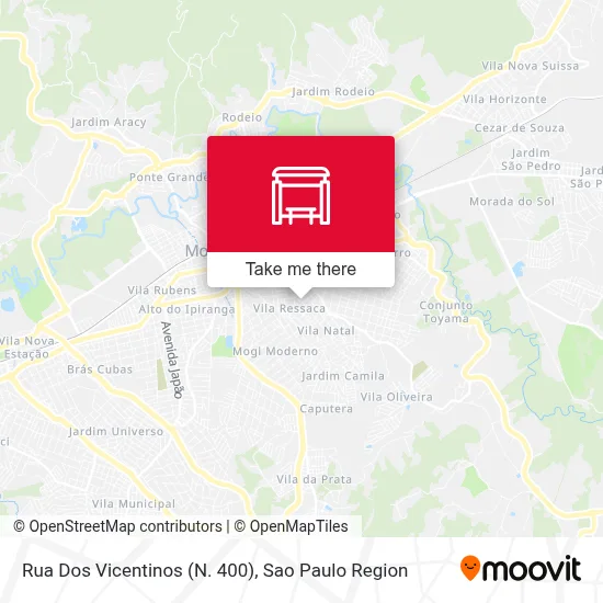 Rua Dos Vicentinos (N. 400) map