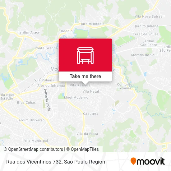 Rua dos Vicentinos 732 map