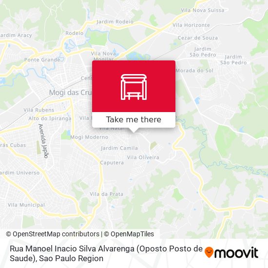 Mapa Rua Manoel Inacio Silva Alvarenga (Oposto Posto de Saude)