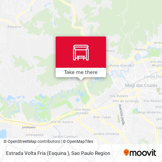Estrada Volta Fria (Esquina ) map