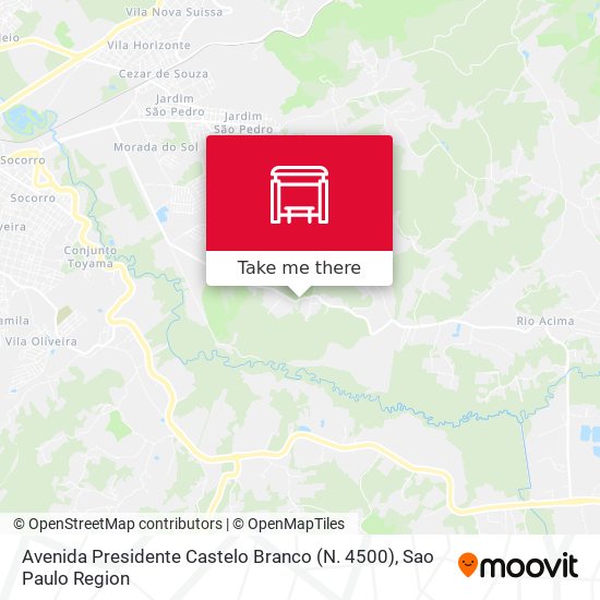Avenida Presidente Castelo Branco (N. 4500) map
