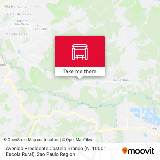 Avenida Presidente Castelo Branco (N. 10001 Escola Rural) map