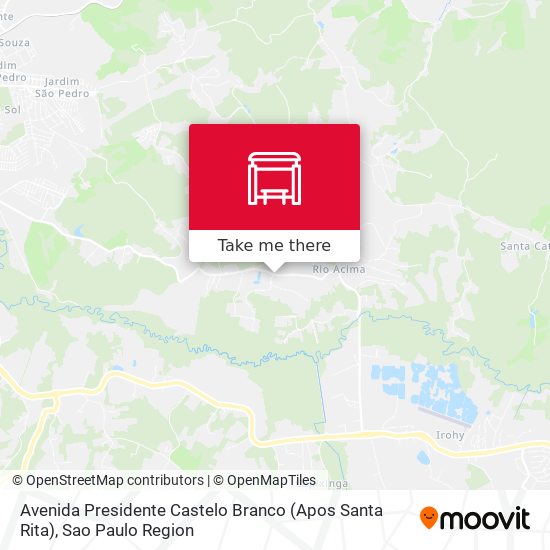 Avenida Presidente Castelo Branco (Apos Santa Rita) map