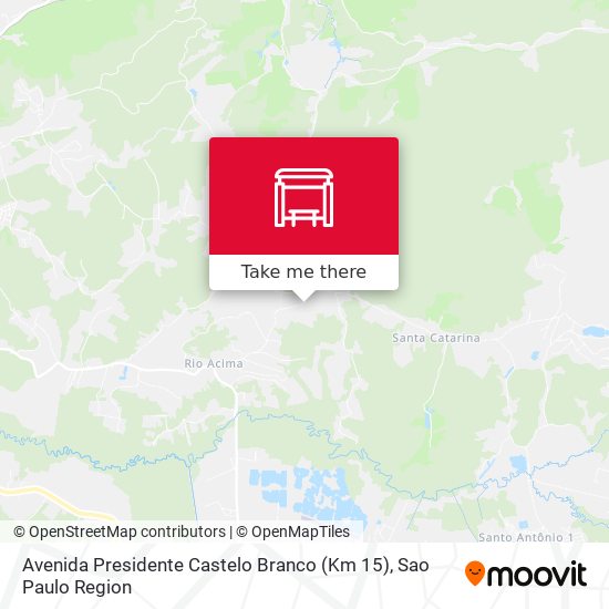 Mapa Avenida Presidente Castelo Branco (Km 15)