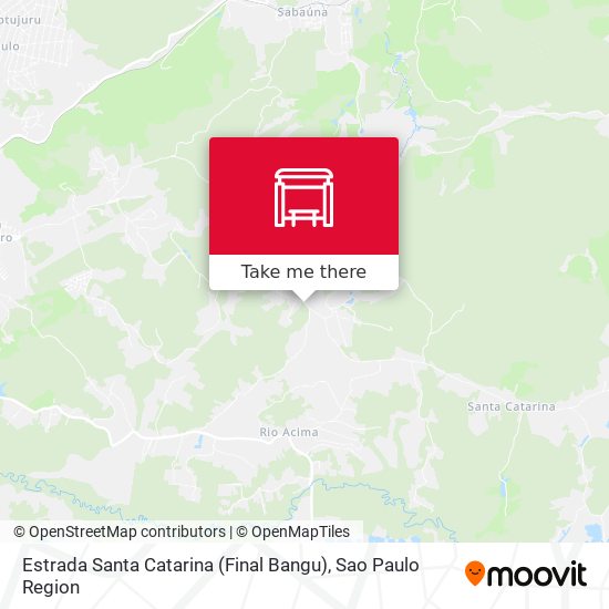 Estrada Santa Catarina (Final Bangu) map