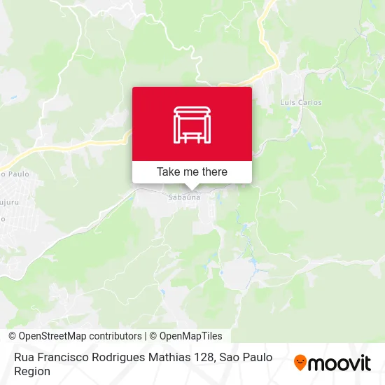 Rua Francisco Rodrigues Mathias 128 map