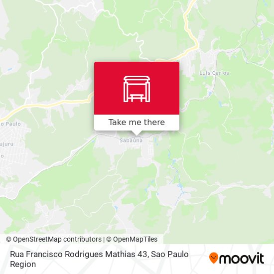 Rua Francisco Rodrigues Mathias 43 map