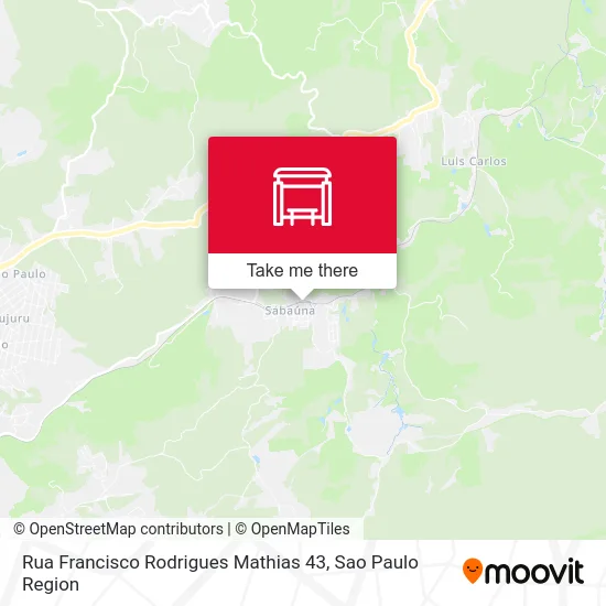 Rua Francisco Rodrigues Mathias 43 map