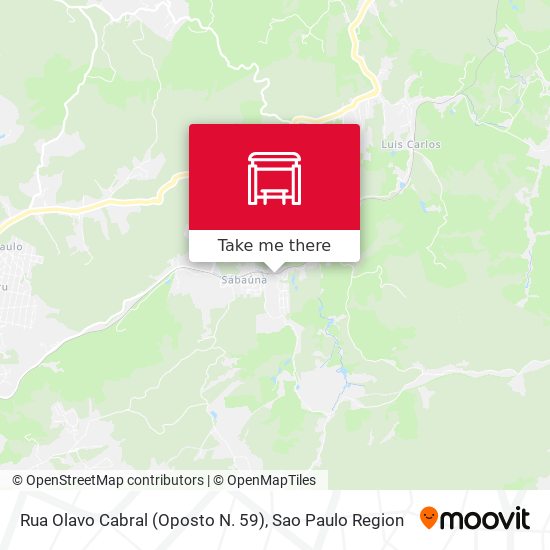 Rua Olavo Cabral (Oposto N. 59) map
