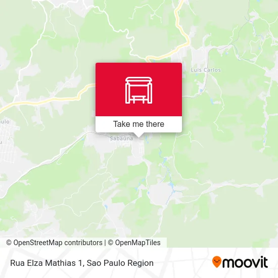 Rua Elza Mathias 1 map