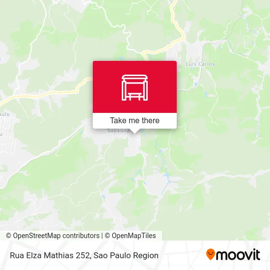 Rua Elza Mathias 252 map