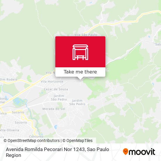 Avenida Romilda Pecorari Nor 1243 map