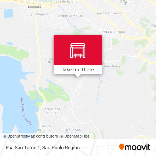 Rua São Tomé 1 map