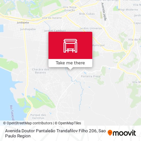 Avenida Doutor Pantaleão Trandafilov Filho 206 map