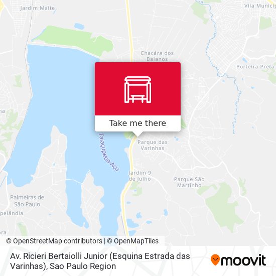 Av. Ricieri Bertaiolli Junior (Esquina Estrada das Varinhas) map