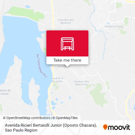 Avenida Ricieri Bertaiolli Junior (Oposto Chacara) map