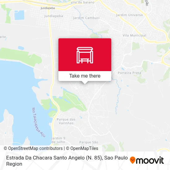 Estrada Da Chacara Santo Angelo (N. 85) map