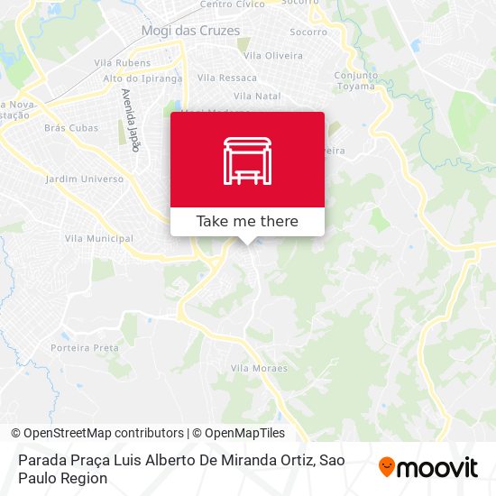 Parada Praça Luis Alberto De Miranda Ortiz map