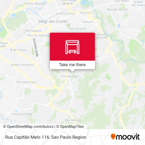 Rua Capitão Melo 116 map
