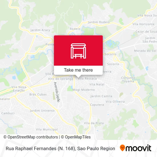 Rua Raphael Fernandes (N. 168) map