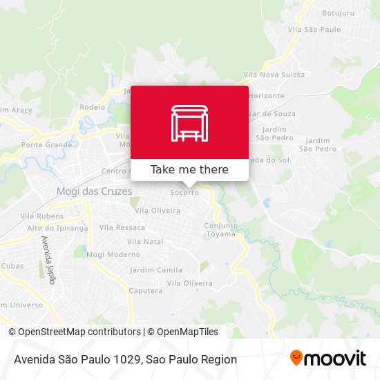 Avenida São Paulo 1029 map