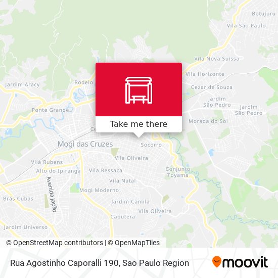 Rua Agostinho Caporalli 190 map
