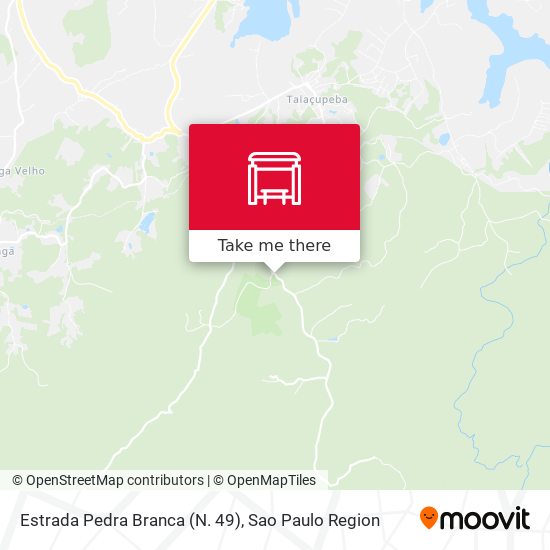Estrada Pedra Branca (N. 49) map