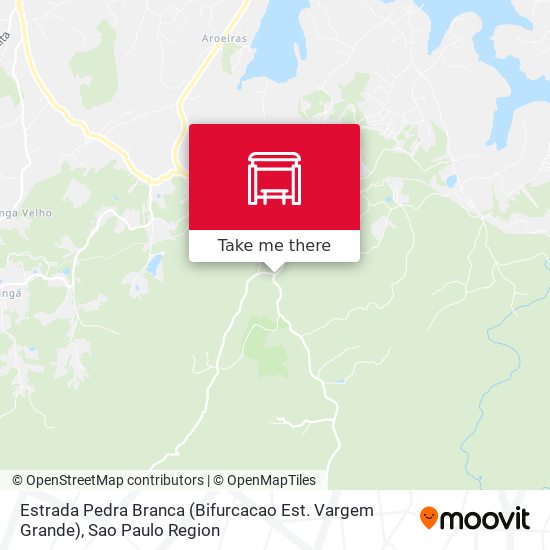 Estrada Pedra Branca (Bifurcacao Est. Vargem Grande) map
