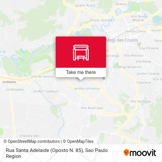 Rua Santa Adelaide (Oposto N. 85) map
