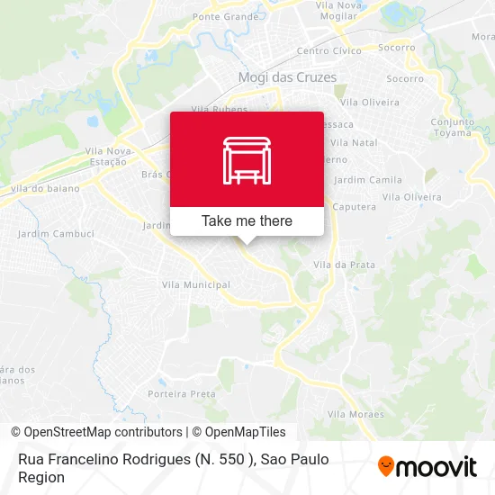 Rua Francelino Rodrigues (N. 550 ) map