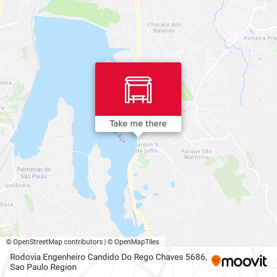 Rodovia Engenheiro Candido Do Rego Chaves 5686 map