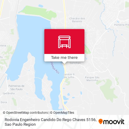 Rodovia Engenheiro Candido Do Rego Chaves 5156 map