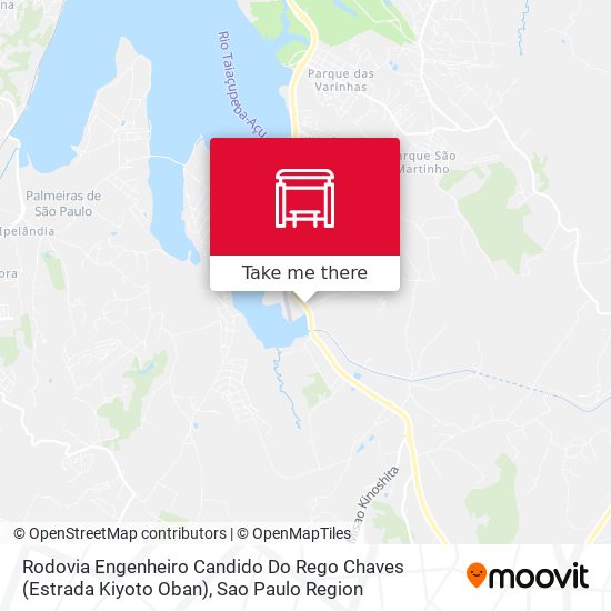Rodovia Engenheiro Candido Do Rego Chaves (Estrada Kiyoto Oban) map