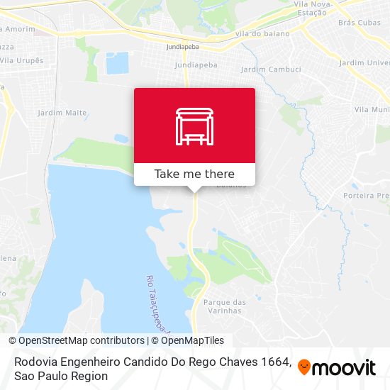 Rodovia Engenheiro Candido Do Rego Chaves 1664 map