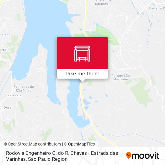 Rodovia Engenheiro C. do R. Chaves - Estrada das Varinhas map