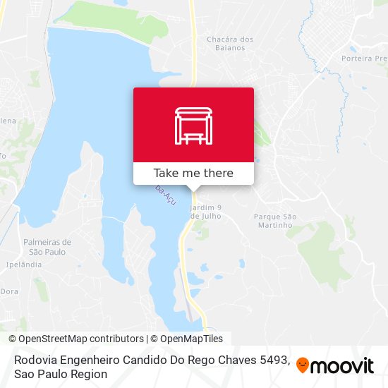 Rodovia Engenheiro Candido Do Rego Chaves 5493 map