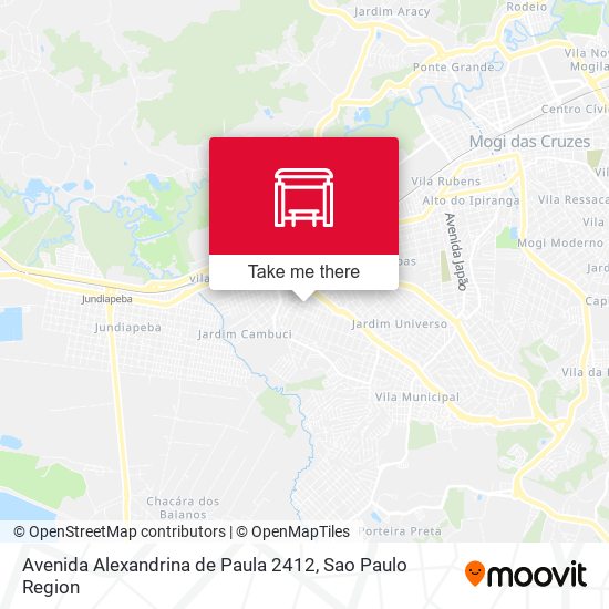 Avenida Alexandrina de Paula 2412 map