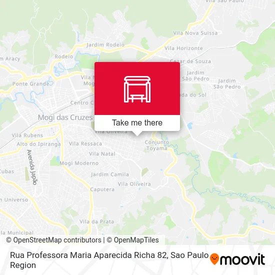 Rua Professora Maria Aparecida Richa 82 map