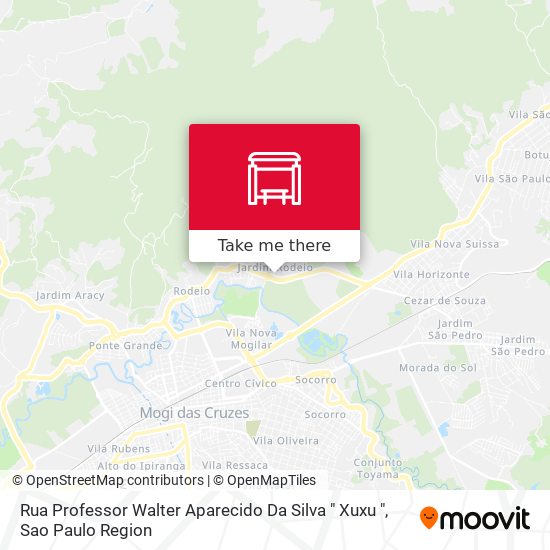 Rua Professor Walter Aparecido Da Silva " Xuxu " map