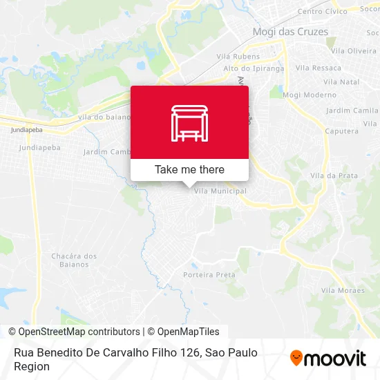 Rua Benedito De Carvalho Filho 126 map