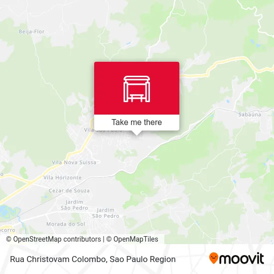 Rua Christovam Colombo map