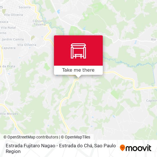 Estrada Fujitaro Nagao - Estrada do Chá map