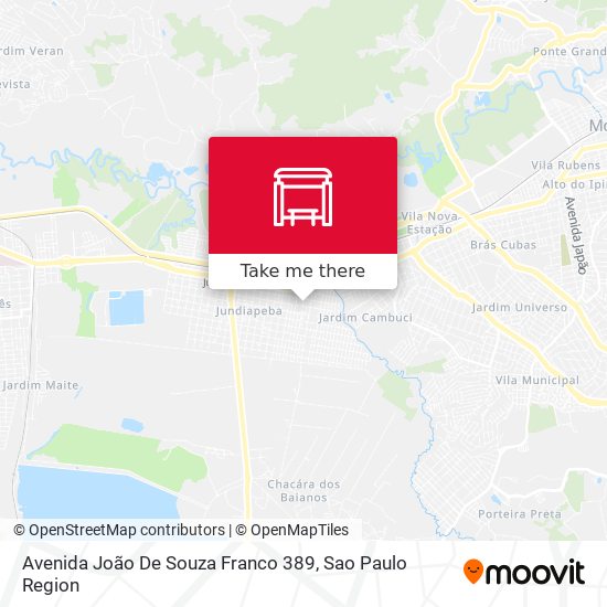 Avenida João De Souza Franco 389 map