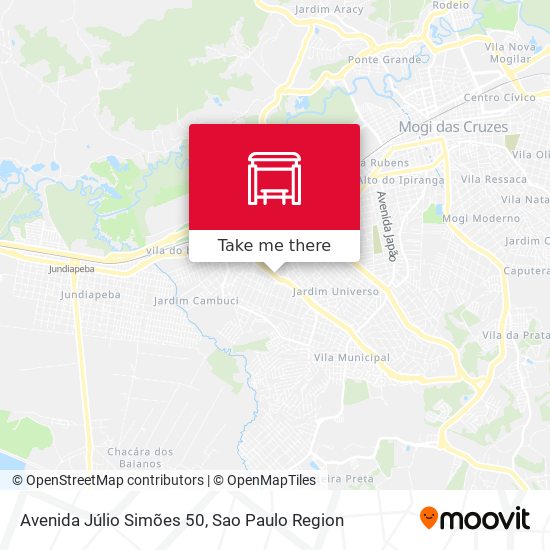Avenida Júlio Simões 50 map