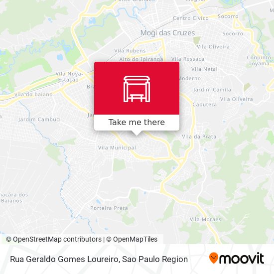 Rua Geraldo Gomes Loureiro map