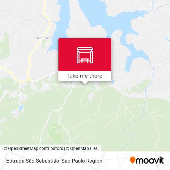 Estrada São Sebastião map