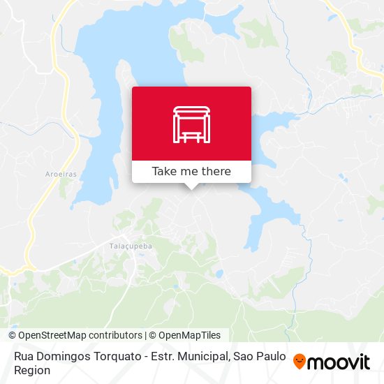 Rua Domingos Torquato - Estr. Municipal map