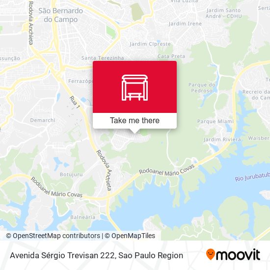 Avenida Sérgio Trevisan 222 map