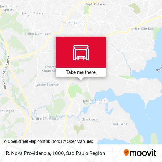 R. Nova Providencia, 1000 map