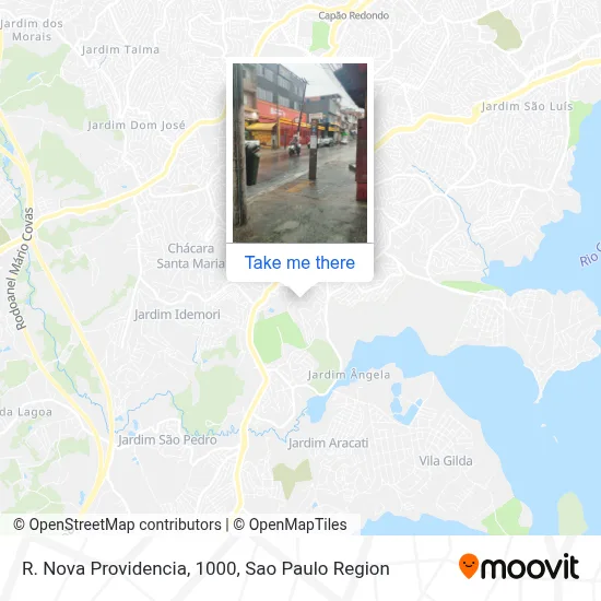 R. Nova Providencia, 1000 map